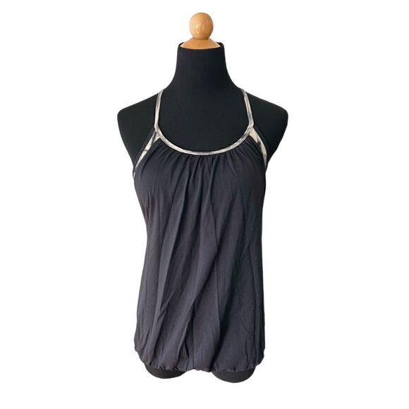 LULULEMON ATHLETICA NO LIMITS TANK IN GEANITE SIZE 4 - Picture 8 of 11